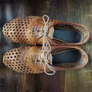 Levi's Braided Leather Oxford Shoes